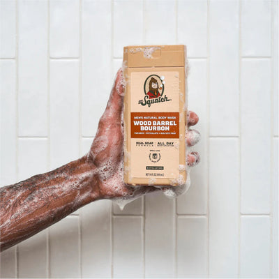 14 oz Wood Barrel Bourbon Exfoliating Body Wash