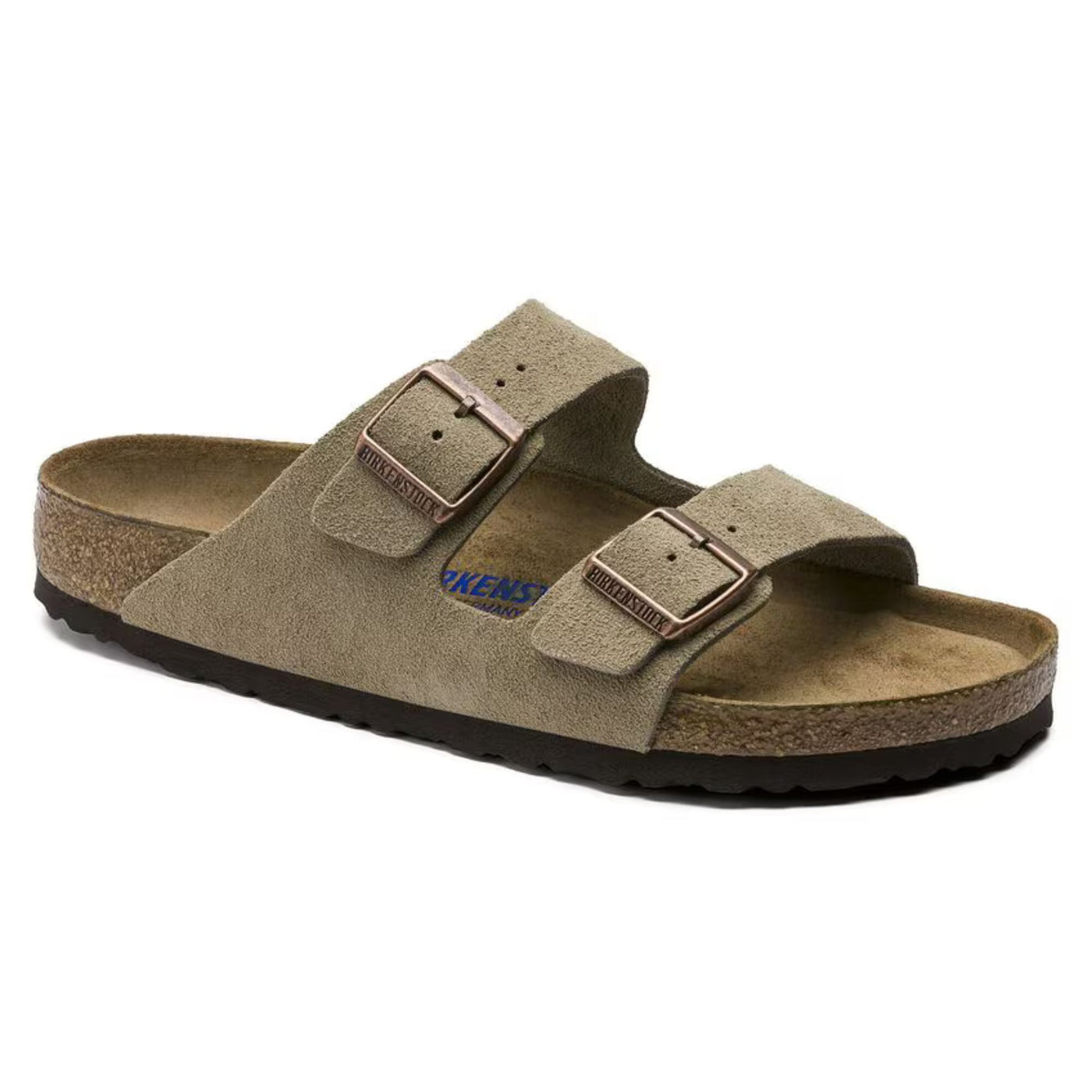 Arizona Soft Footbed | Suede Leather - Taupe (Regular Fit)