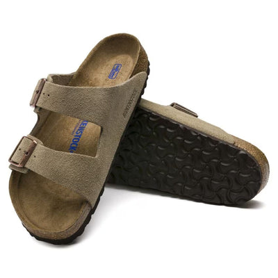 Arizona Soft Footbed | Suede Leather - Taupe (Regular Fit)