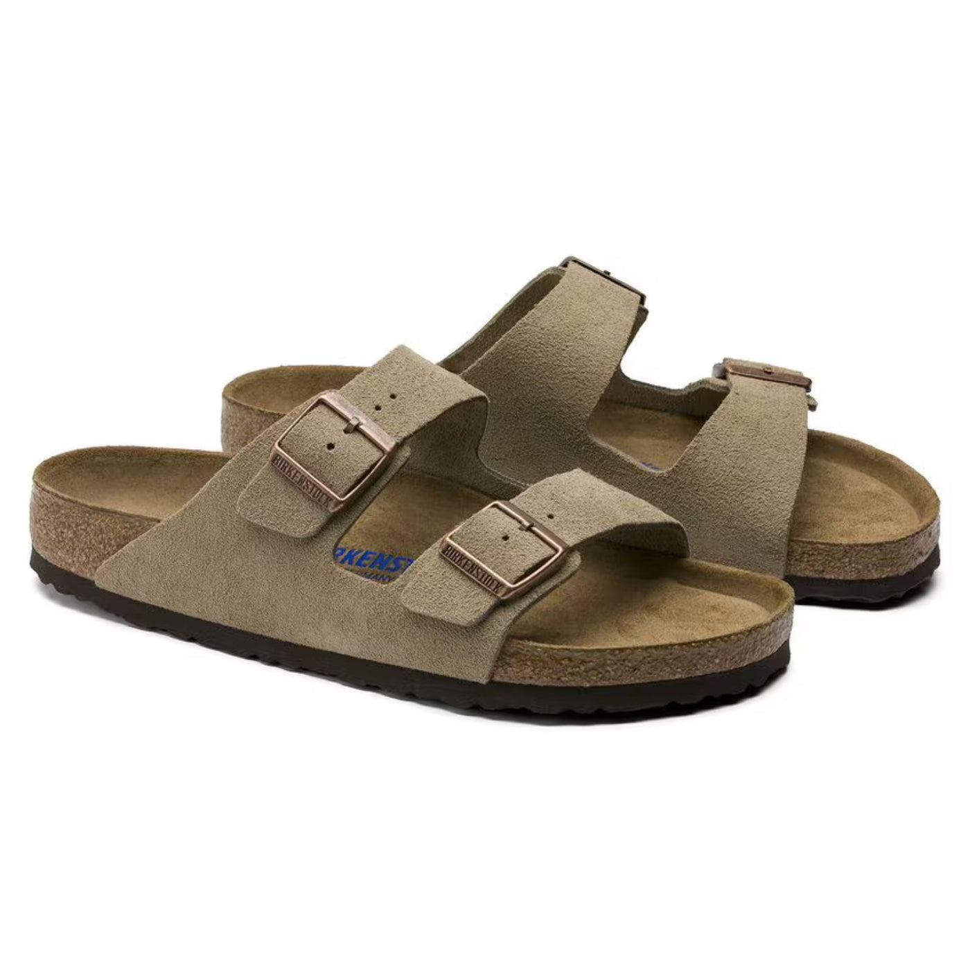 Arizona Soft Footbed | Suede Leather - Taupe (Regular Fit)
