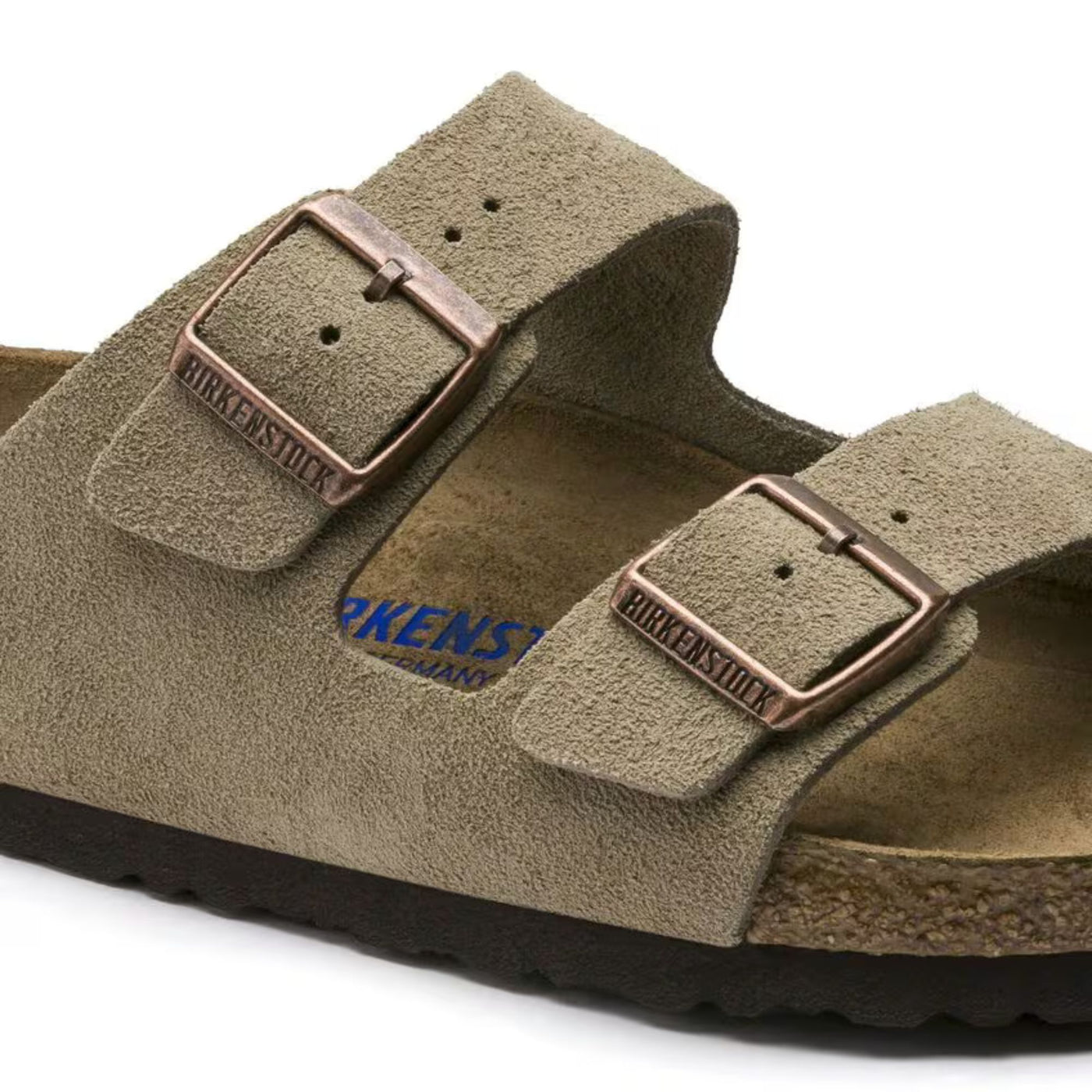 Arizona Soft Footbed | Suede Leather - Taupe (Regular Fit)