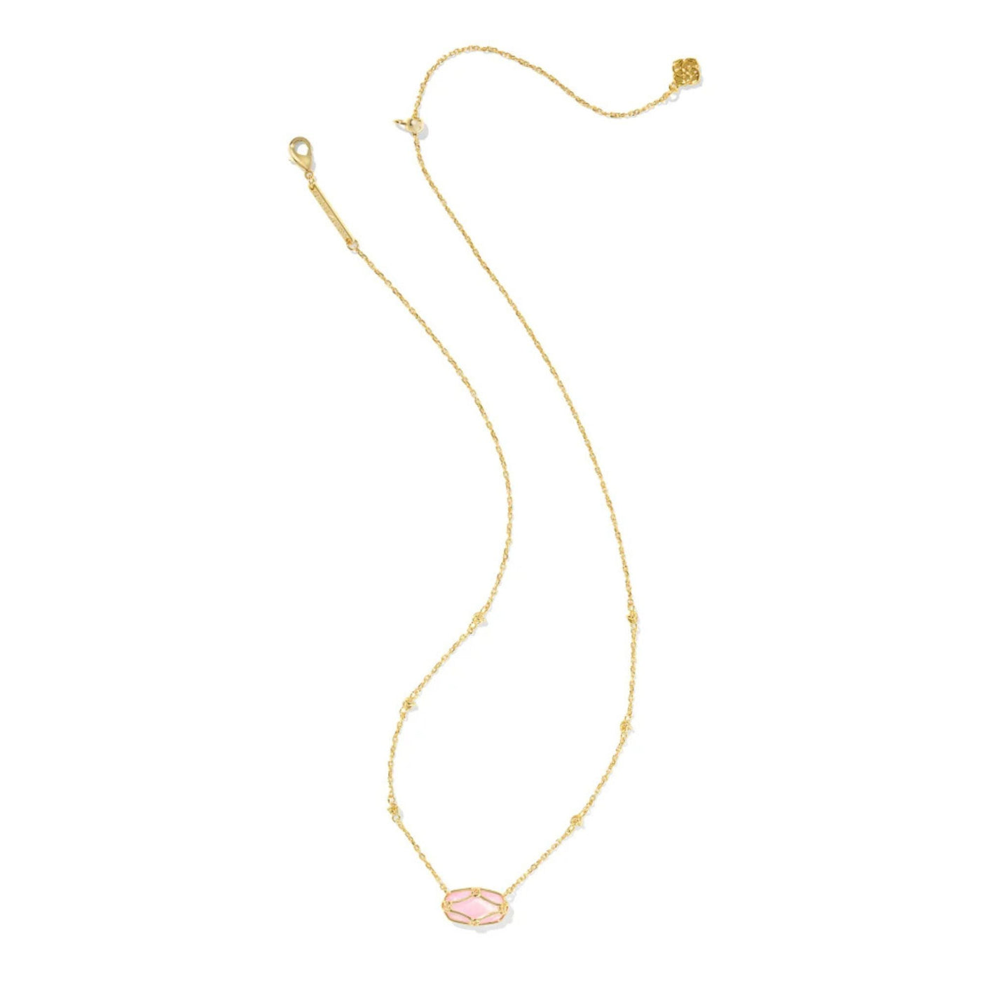 Mallory Rose Gold Locket Short Pendant Necklace