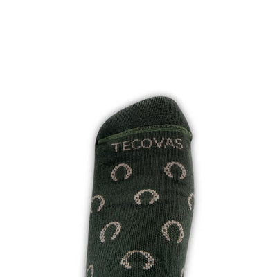 Horseshoe Ankle Sock (2-Pack) | Green / Sand