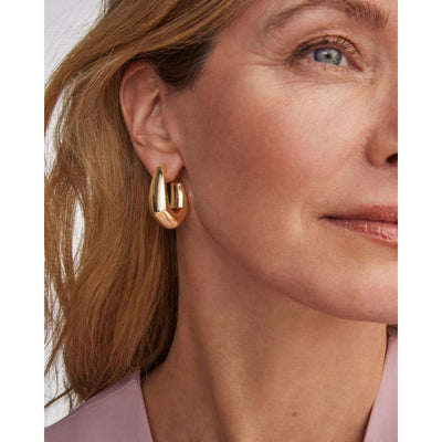 Kaia Gold Small Hoop Earrings in Gold