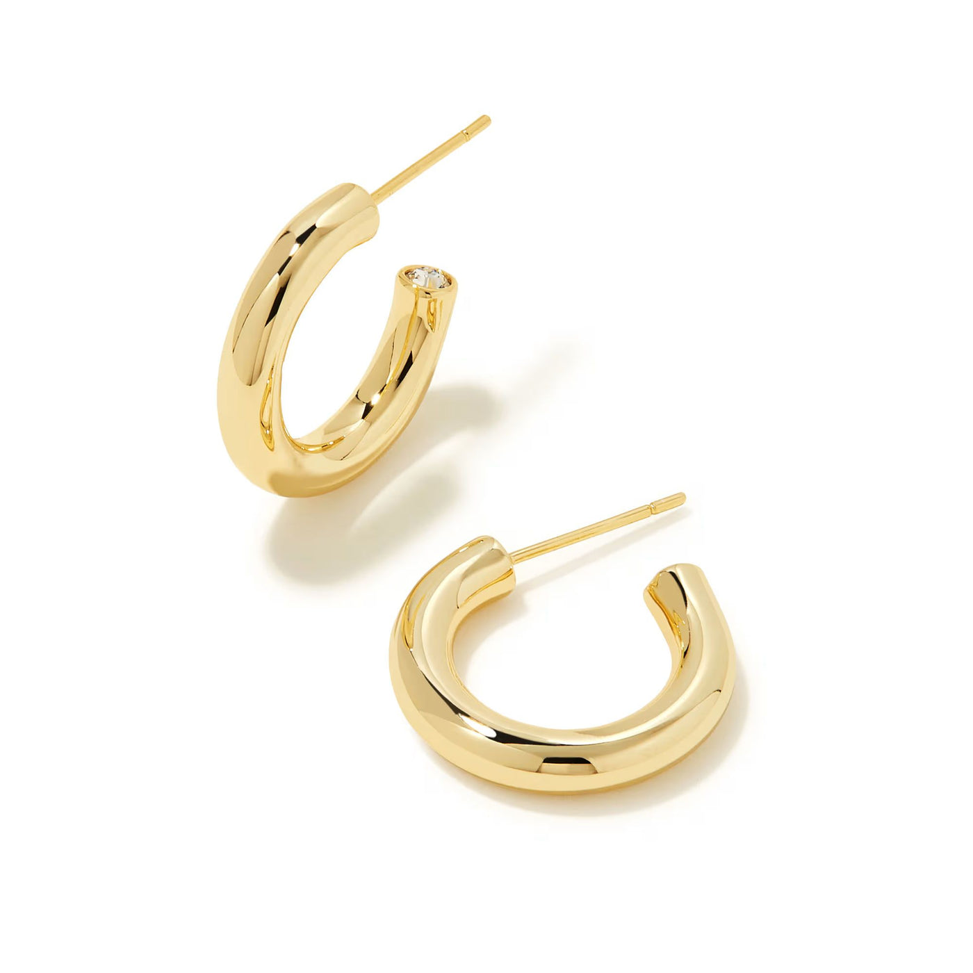 Colette Huggie Earrings in Gold