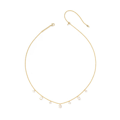 Cailin June Delicate Strand Necklace in Ivory Mother-of-Pearl