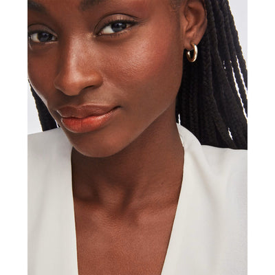 Colette Huggie Earrings in Gold