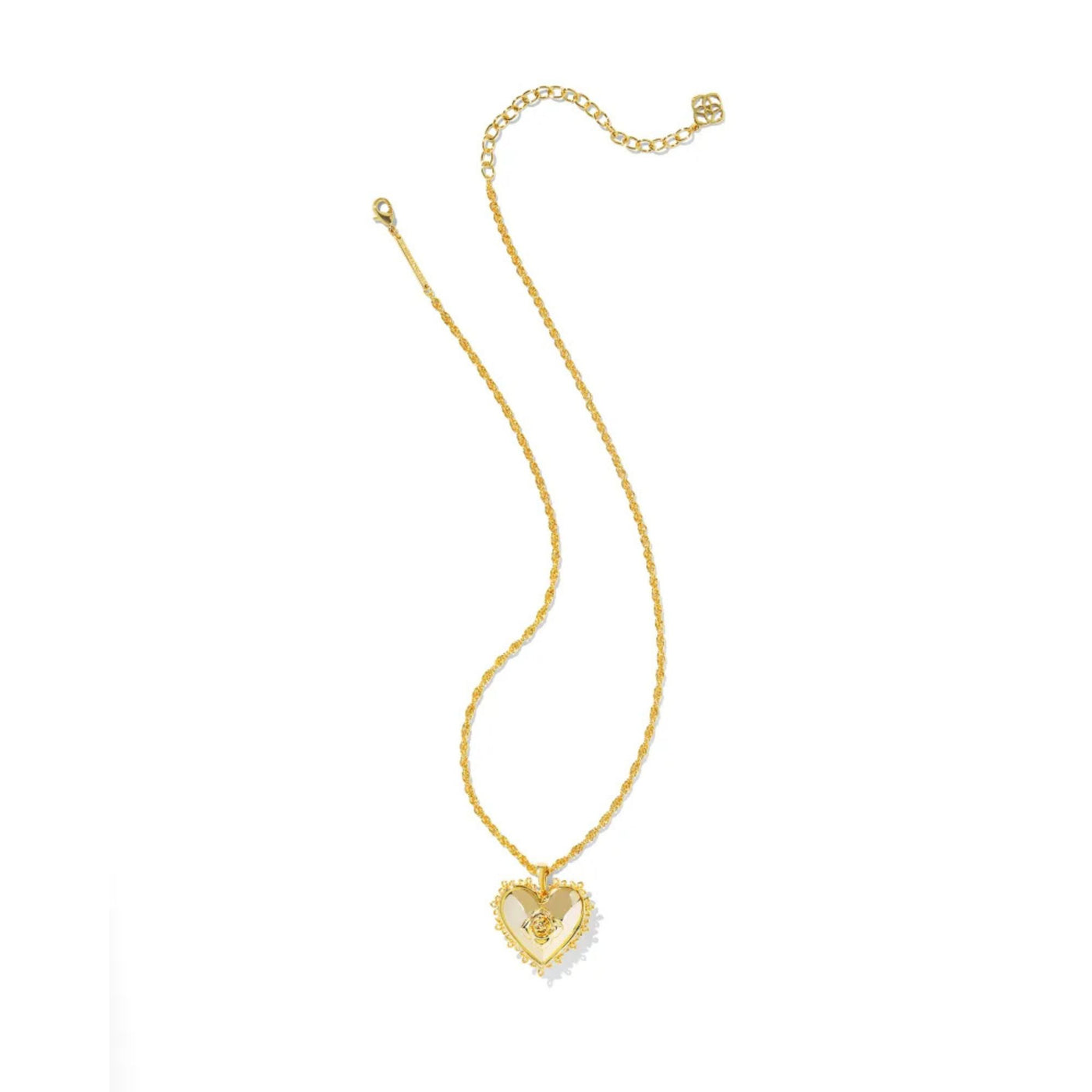 Mallory Rose Gold Locket Short Pendant Necklace