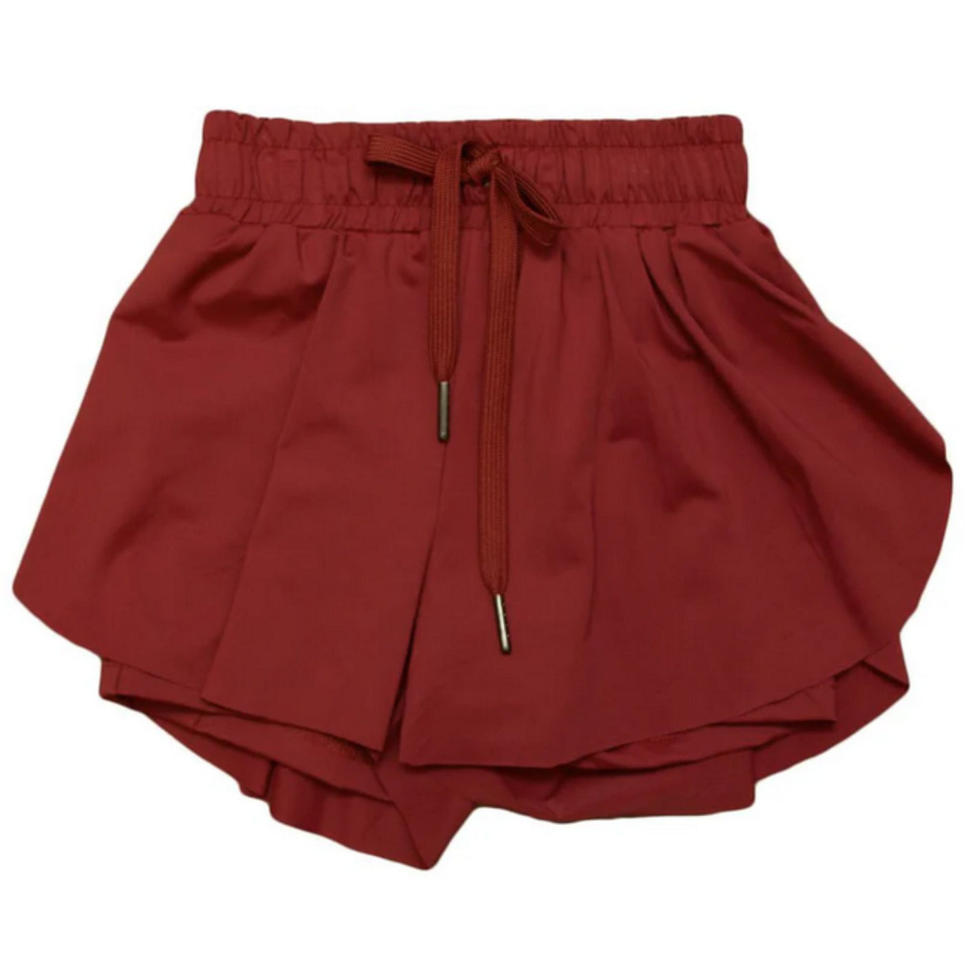 Maroon Butterfly Shorts