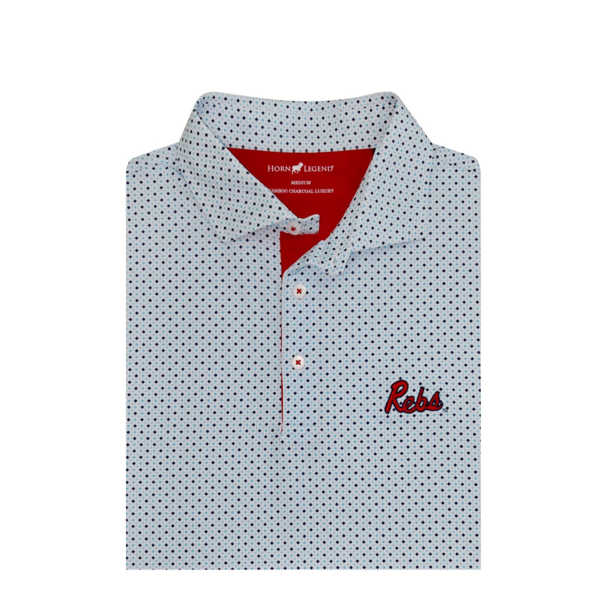 Ole Miss Rebs Script Diamond Polo – Reed's