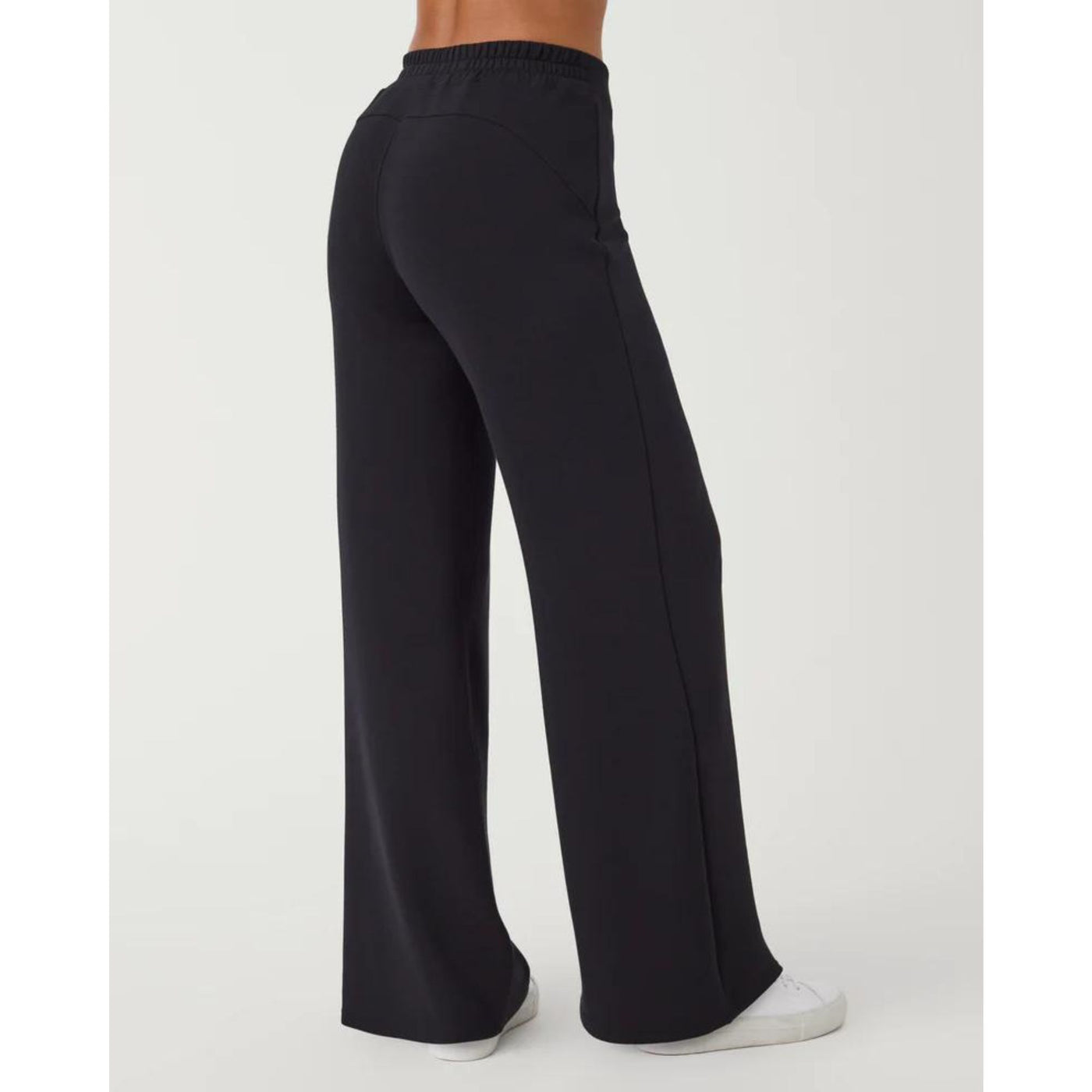 Spanx Airessentials Cropped Wide Leg Pant / Very Black - Monkee's of Myrtle  Beach