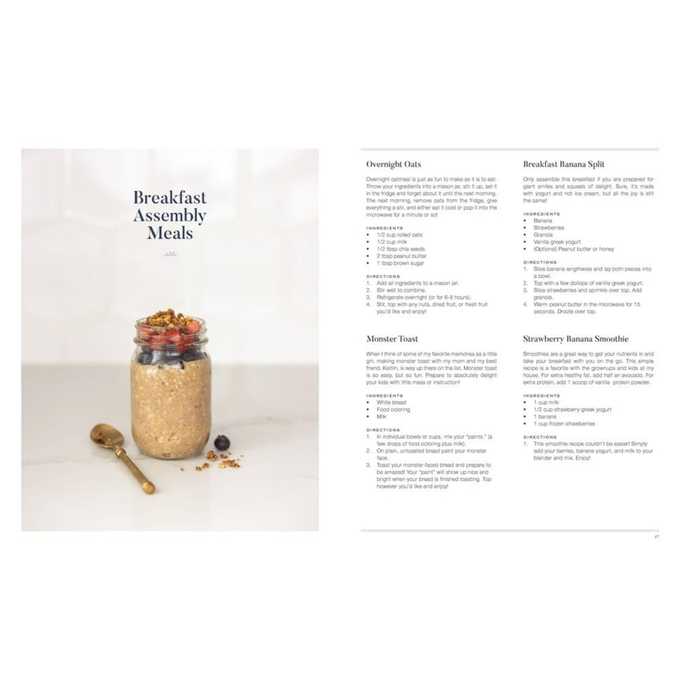 The Simplified Cookbook: Delicious Meals with Effortless Prep (60 Recipes + 60 Assembly Meals) - The Perfect Mother's Day Gifts for Mom by Emily Ley